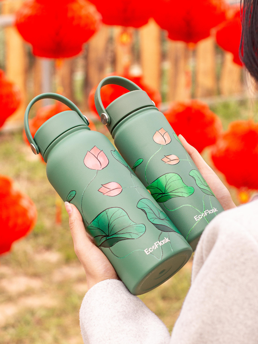 Bình giữ nhiệt EcoFlask 550ml thiết kế Nụ Xuân