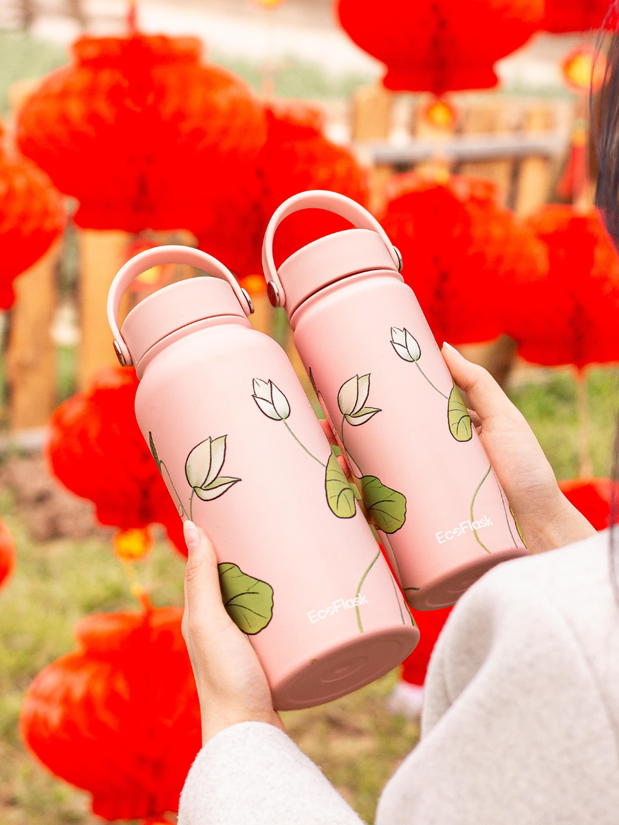 Bình giữ nhiệt EcoFlask 550ml thiết kế Hạ Trắng