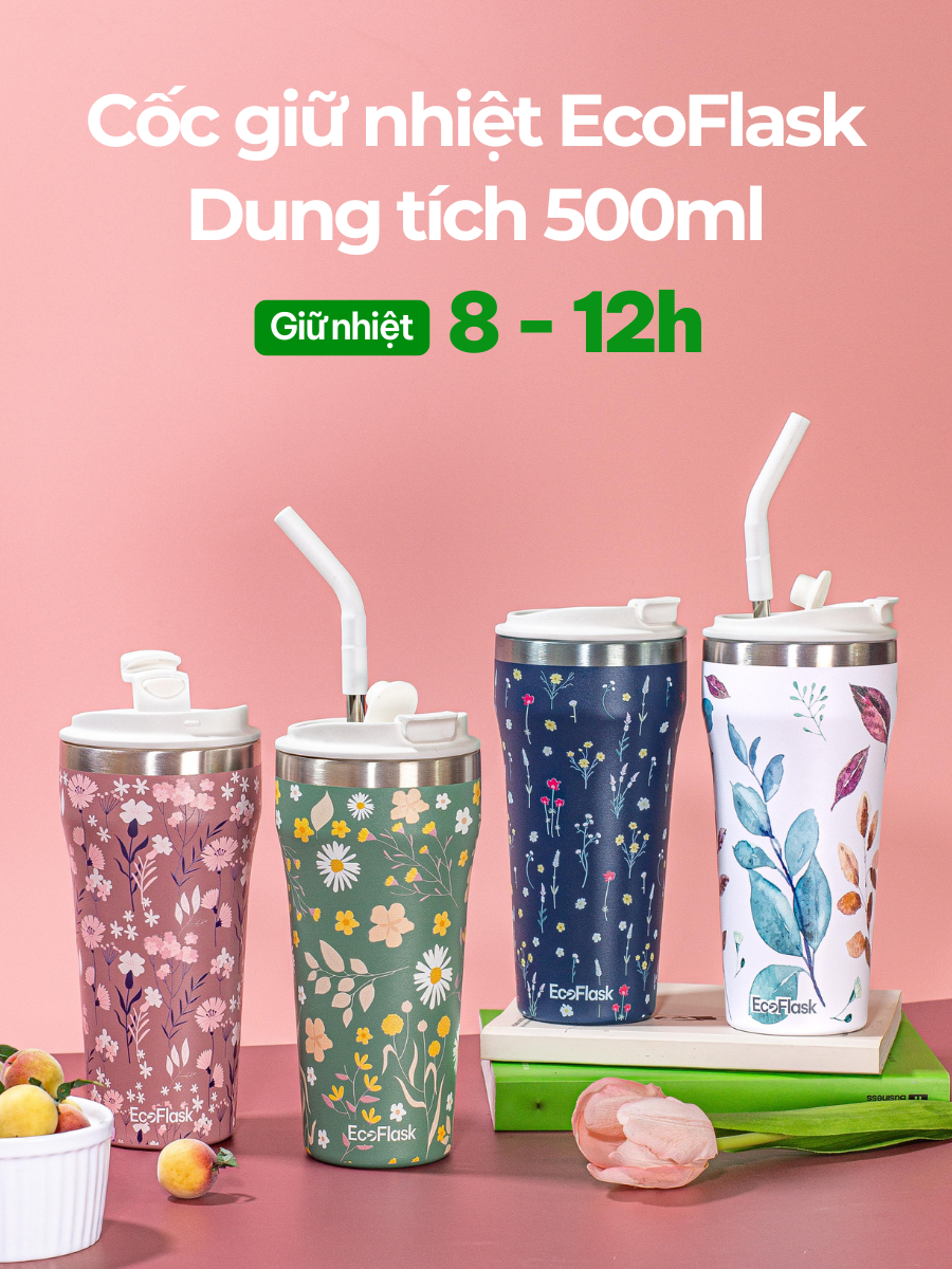 Cốc giữ nhiệt EcoFlask thiết kế 550ml - C12