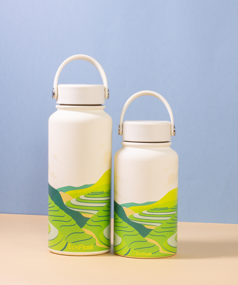 Set quà tặng bình giữ nhiệt EcoFlask - Ruộng Bậc Thang