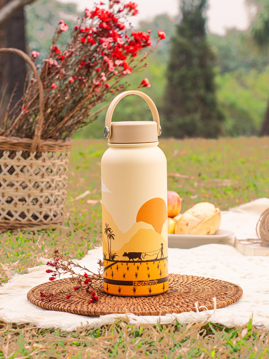 Bình giữ nhiệt EcoFlask 1000ml thiết kế Chợ Nổi