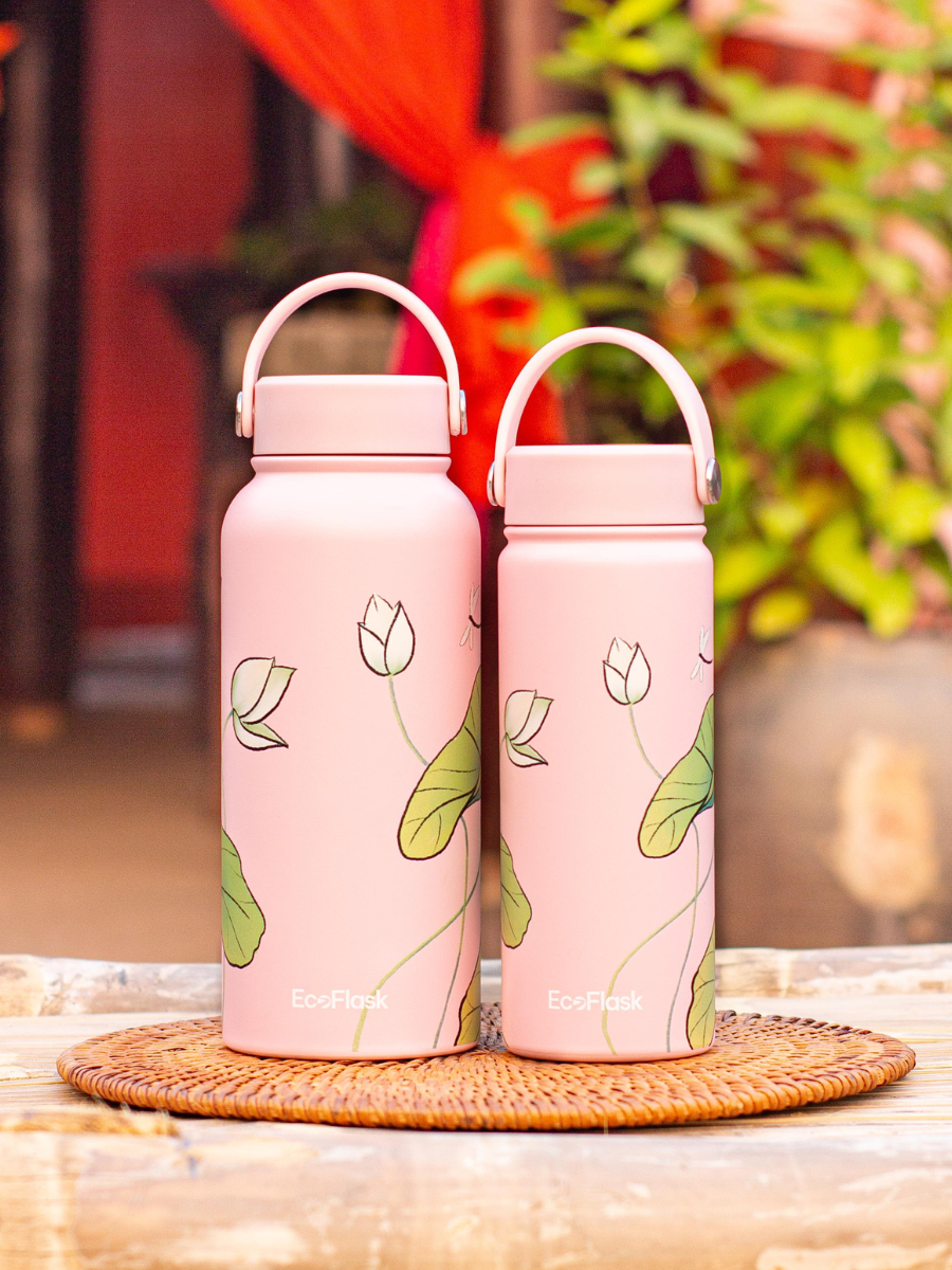 Bình giữ nhiệt EcoFlask 550ml thiết kế Hạ Trắng