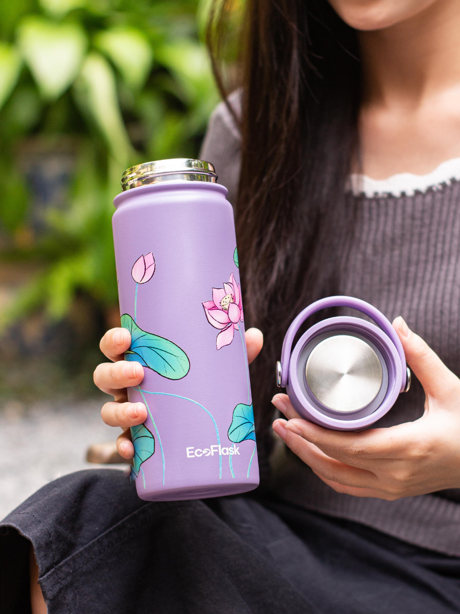 Bình giữ nhiệt EcoFlask 550ml thiết kế Sen Nở