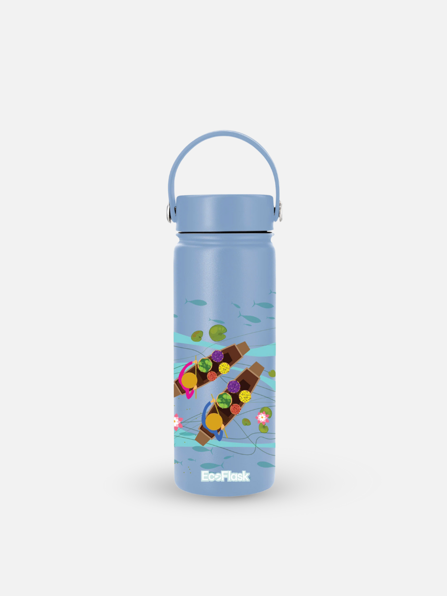 Bình giữ nhiệt EcoFlask 550ml thiết kế Chợ Nổi