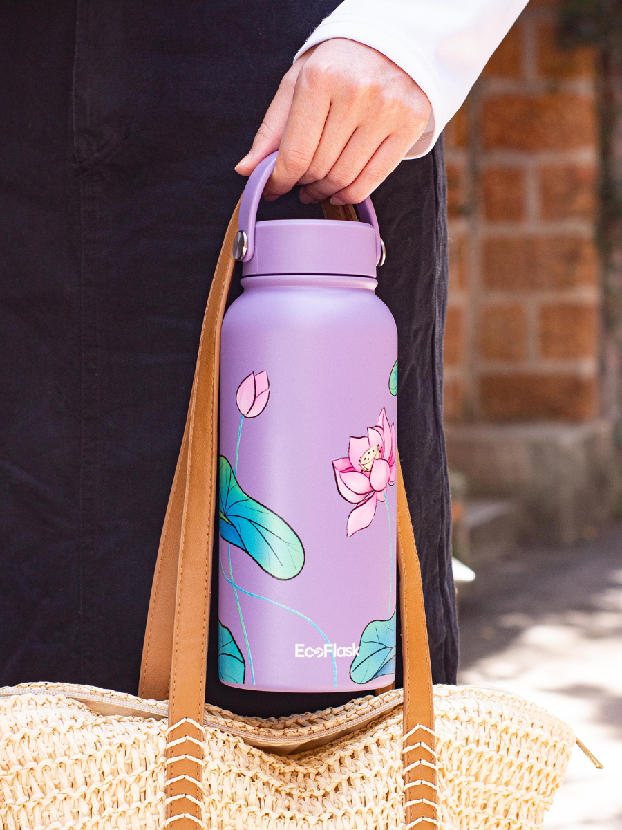 Bình giữ nhiệt EcoFlask 1000ml thiết kế Sen Nở