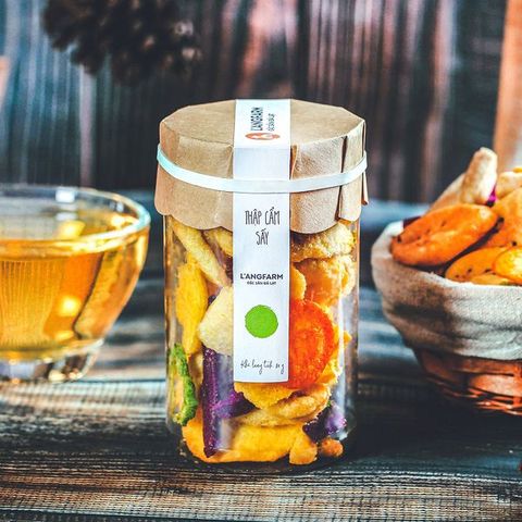  Thập cẩm sấy giòn đặc sản Langfarm 