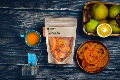  Cam sấy dẻo đặc sản Langfarm 