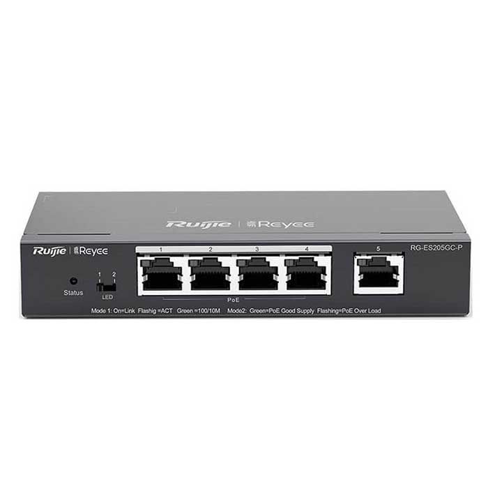 Switch POE 4 cổng RUIJIE REYEE RG-ES205GC-P