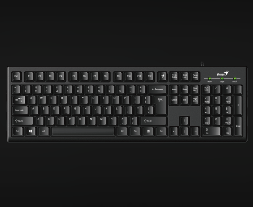 Combo ko dây Keyboard + Mouse GENIUS KB-8100 Chính hãng