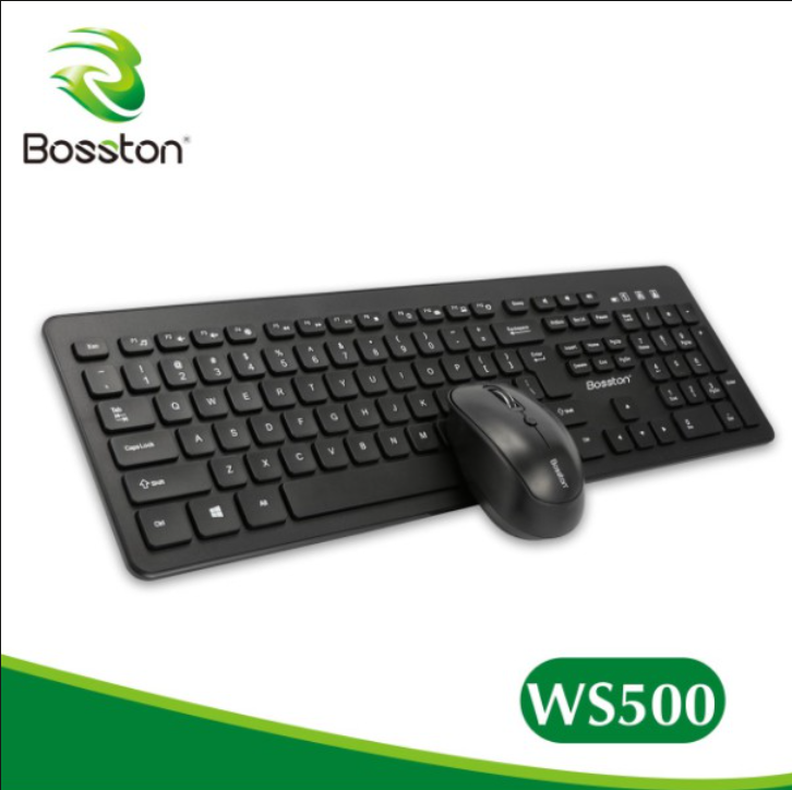 Combo ko dây Keyboard + Mouse BOSSTON WS500 Chính hãng