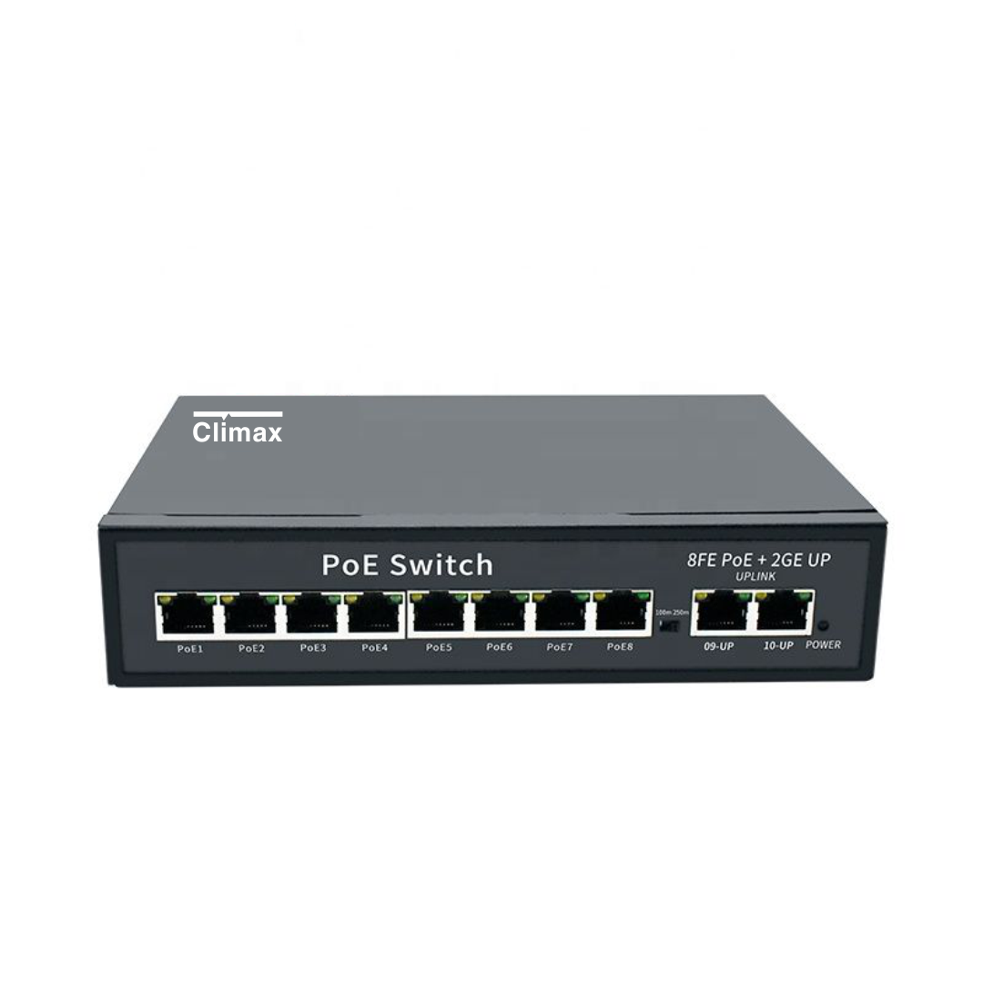 SWITCH POE 8 CỔNG CLIMAX CL-PE100-8P2/2