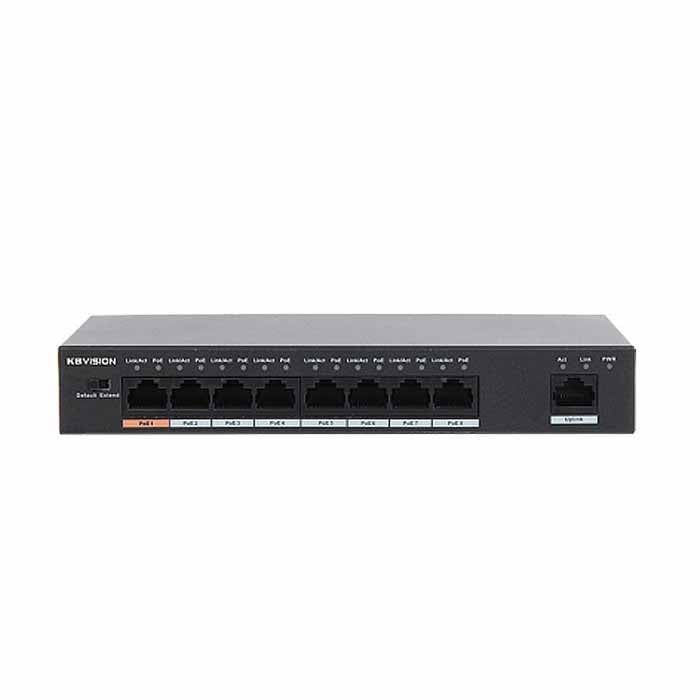 Switch Poe 8 port 10/100Mbps KBVISION KX-SW08P1