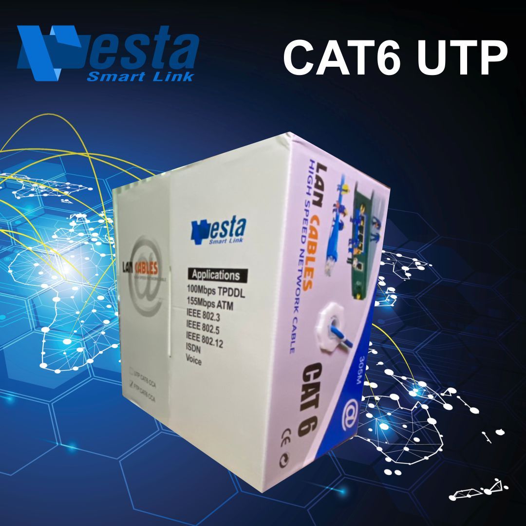 Cáp mạng Vesta Cat6 UTP VS-UTP6-CCA