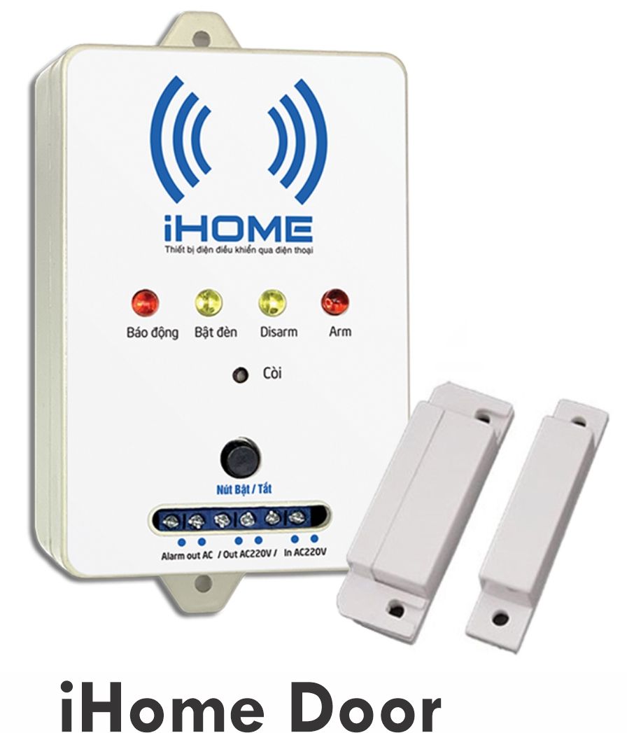 Công tắc wifi iHome Door tích hợp báo Trộm cậy cửa