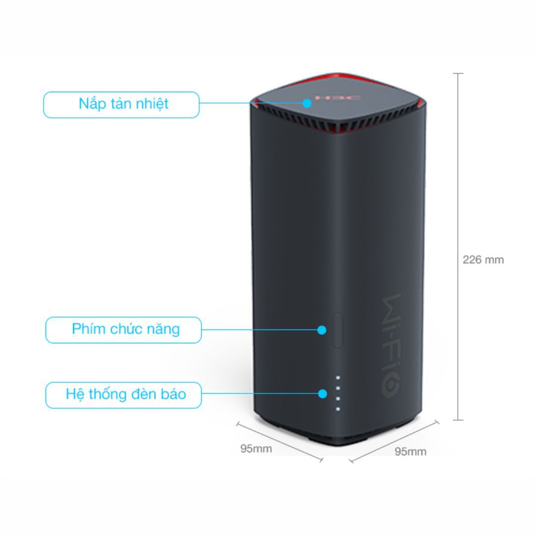 Router Wi-Fi 6 Băng Tần Kép Gigabit H3C Magic BX54