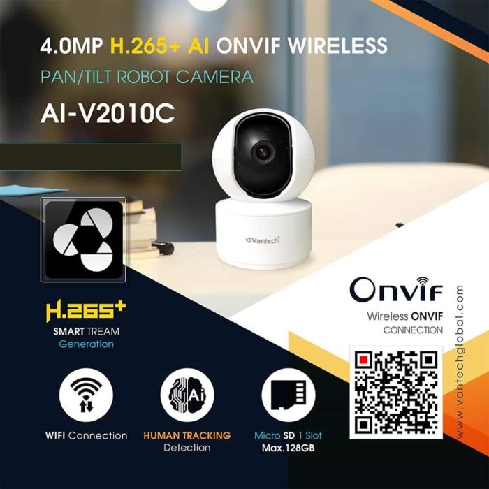 CAMERA WIFI 4.0 VANTECH AI-V2010C