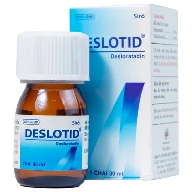  Siro Deslotid điều trị dị ứng da,viêm mũi dị ứng, mày đay (30ml) 