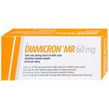  Thuốc Diamicron MR 60mg điều trị đái tháo đường tuýp 2 (2 vỉ x 15 viên). 