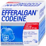  Viên sủi Efferalgan Codeine giảm đau cấp tính mức độ trung bình 
