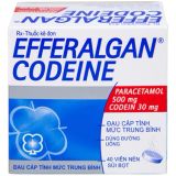 Viên sủi Efferalgan Codeine giảm đau cấp tính mức độ trung bình 