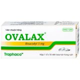  Viên nhuận tràng Ovalax 5mg điều trị táo bón, làm sạch ruột 