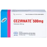 Thuốc Cezirnate 500mg điều trị các bệnh do nhiễm khuẩn 