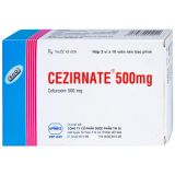  Thuốc Cezirnate 500mg điều trị các bệnh do nhiễm khuẩn 