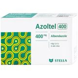  Thuốc Azoltel 400mg điều trị nhiễm một hoặc nhiều loại ký sinh trùng đường ruột (1 viên) 