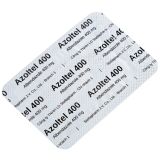  Thuốc Azoltel 400mg điều trị nhiễm một hoặc nhiều loại ký sinh trùng đường ruột (1 viên) 