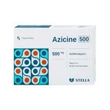  Thuốc Azicine 500mg điều trị nhiễm khuẩn đường hô hấp, da và mô mềm, trứng cá,... do vi khuẩn nhạy cảm. 