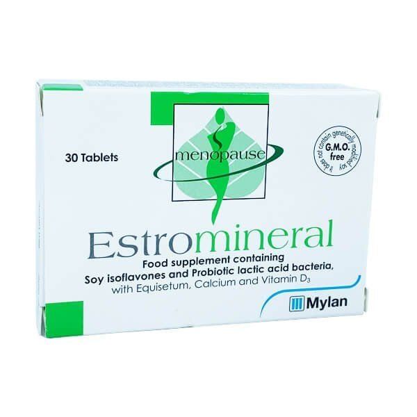  Viên uống Estromineral tăng cường nội tiết tố nữ, cải thiện các triệu chứng mãn kinh (Hộp 30 viên). 
