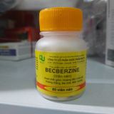  Becberzine hỗ trợ giảm triệu chứng rối loạn tiêu hóa, đầy bụng khó tiêu, tiêu chảy, điều trị các hội chứng lỵ và viêm ruột ( lọ 80 viên ) 