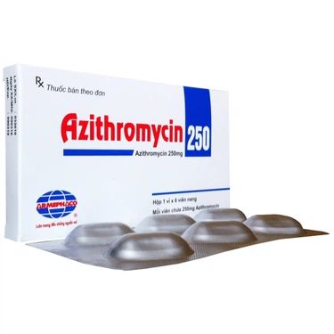  Thuốc Azithromycin 250 điều trị nhiễm khuẩn 