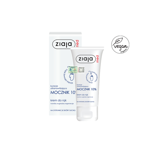  Kem dưỡng ẩm mềm da, giảm thô ráp và nứt nẻ 10% Ure Ziaja Med ZIAJA 100ml 