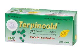  Thuốc Terpincold giảm ho khan, ho do ngứa cổ ở người lớn. 