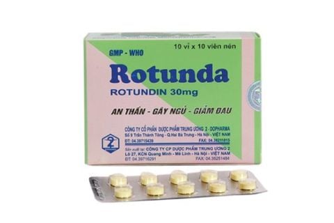  Thuốc Rotunda điều trị mất ngủ, an thần, giảm cảm giác lo âu, căng thẳng. 