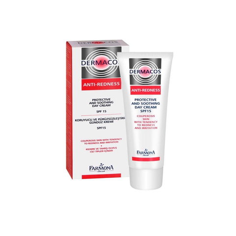  Kem bảo vệ và dịu nhẹ da ngừa mẩn đỏ - Farmona Dermacos Anti - Redness Protective and Soothing Day Cream SPF 15 50ml 