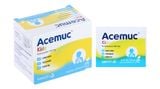  Thuốc cốm Acemuc Kids 200mg long đàm, tiêu nhầy, giảm ho 