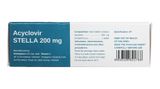  Thuốc Acyclovir Stella 200mg điều trị nhiễm virus Herpes simplex, bệnh zona, bệnh thủy đậu, dự phòng nhiễm HSV 