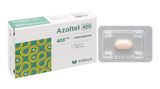  Thuốc Azoltel 400mg điều trị nhiễm một hoặc nhiều loại ký sinh trùng đường ruột (1 viên) 