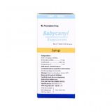  Syrup Babycanyl làm long đờm, điều trị ho do hen phế quản, viêm phế quản 