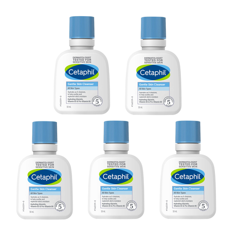  Combo 05 chai sữa rửa dịu nhẹ Cetaphil Gentle Skin Cleanser 59ml 