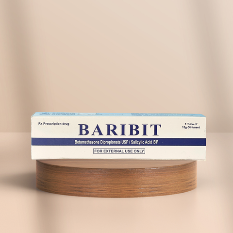  Thuốc bôi Baribit điều trị viêm da dị ứng, vảy nến, chàm (eczema), viêm da tróc vẩy khác (15g). 