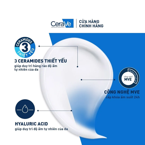  Sữa dưỡng giúp dưỡng ẩm dành cho da khô và rất khô CeraVe Moisturising Lotion 88ml 