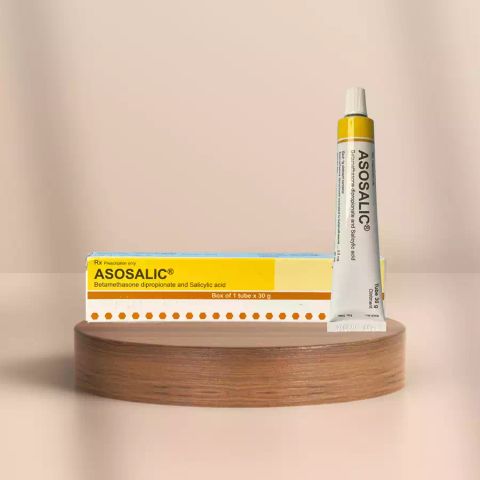  Tuýp Asosalic điều trị bệnh sừng hóa, khô da (30g). 