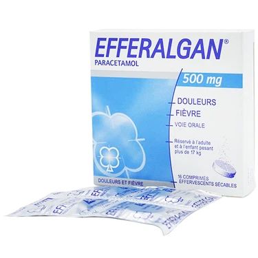  Viên sủi Efferalgan 500mg giảm đau, hạ sốt 