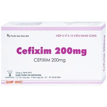  Thuốc Cefixim 200mg điều trị nhiễm khuẩn 
