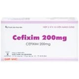  Thuốc Cefixim 200mg điều trị nhiễm khuẩn 