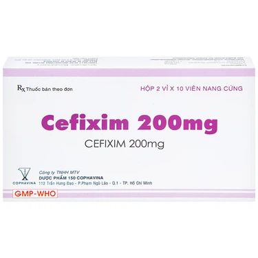  Thuốc Cefixim 200mg điều trị nhiễm khuẩn 
