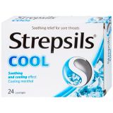 Viên ngậm Strepsils Cool kháng khuẩn, giảm đau họng 